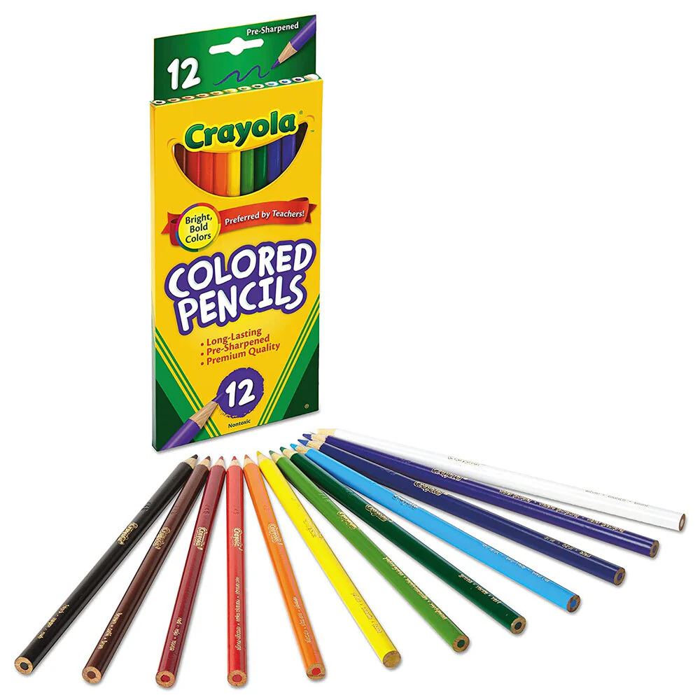 Crayola Coloured Pencils (Full Sized) [12-Pack] - Image 2