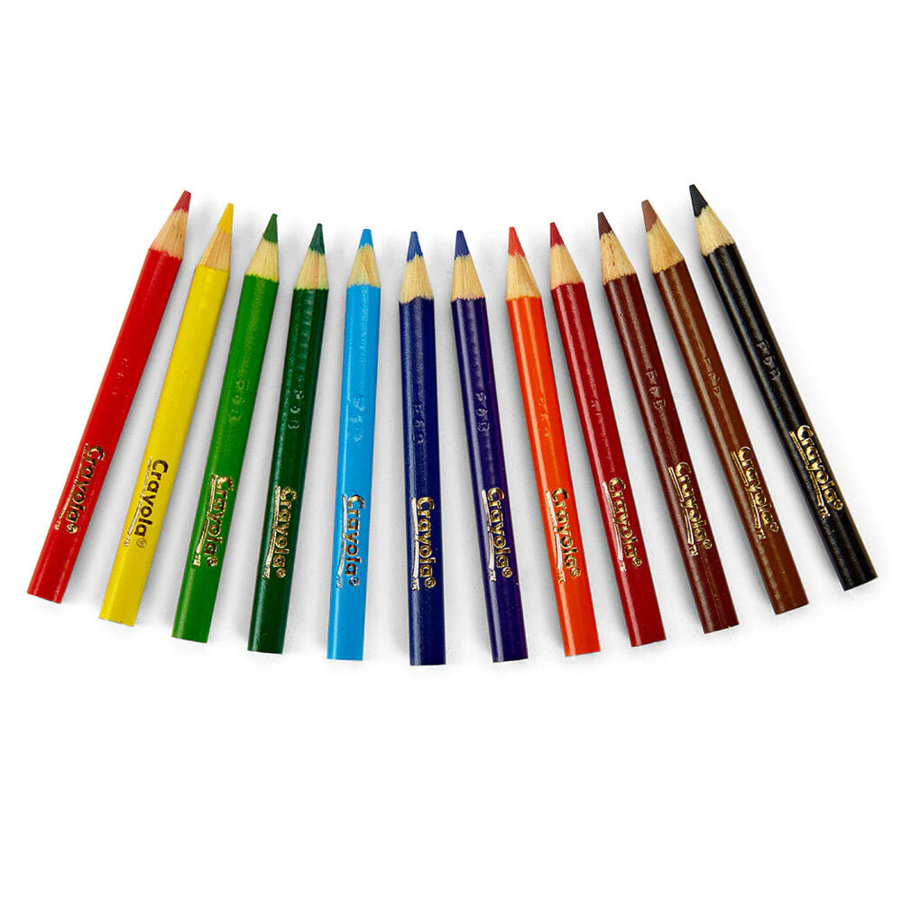 Crayola Coloured Pencils (Half Size) [12 Pack] - Image 2
