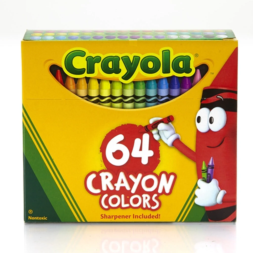Crayola Crayon Box w/ Sharpener 3y+ [64-Pieces] - Image 3
