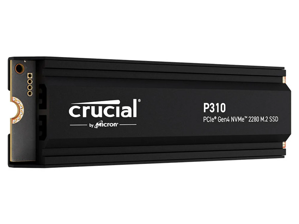 Crucial P310 1TB PCIe Gen4 NVMe M.2 SSD with Heatsink - Image 2