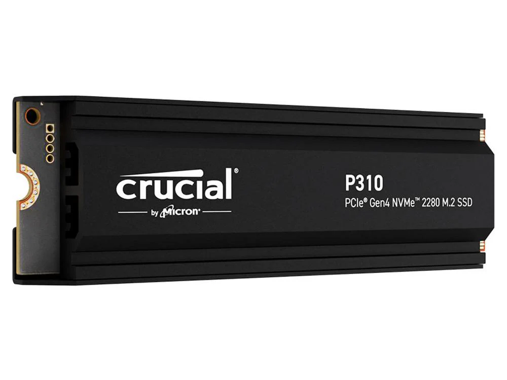 Crucial P310 2TB PCIe Gen4 NVMe M.2 SSD with Heatsink - Image 2