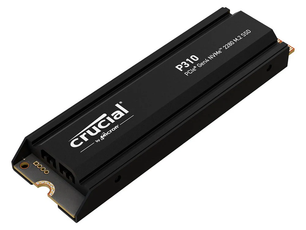Crucial P310 2TB PCIe Gen4 NVMe M.2 SSD with Heatsink - Image 3