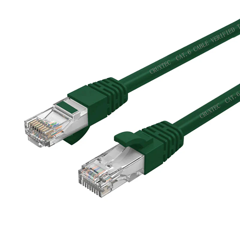 Cruxtec Cat6 Ethernet Cable 1m - Dark Green (RC6-010-DG)