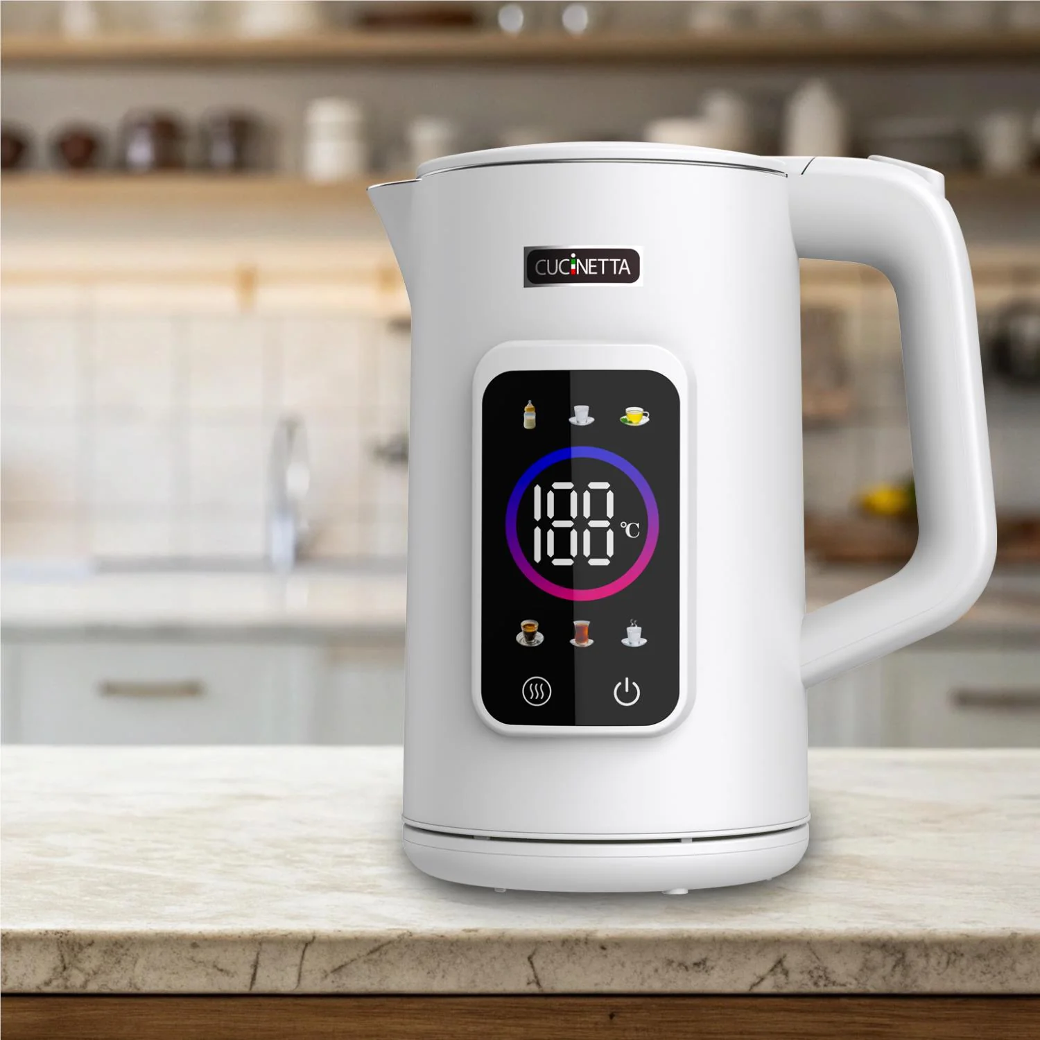 Cucinetta Digital 1.7L Variable Temperature Kettle - Image 4