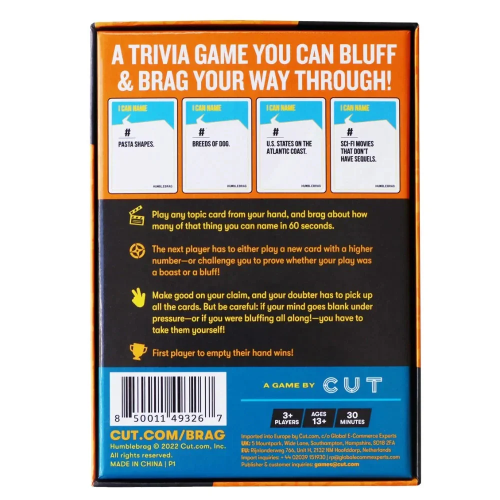 Cut Games Humblebrag Family Game - Image 5