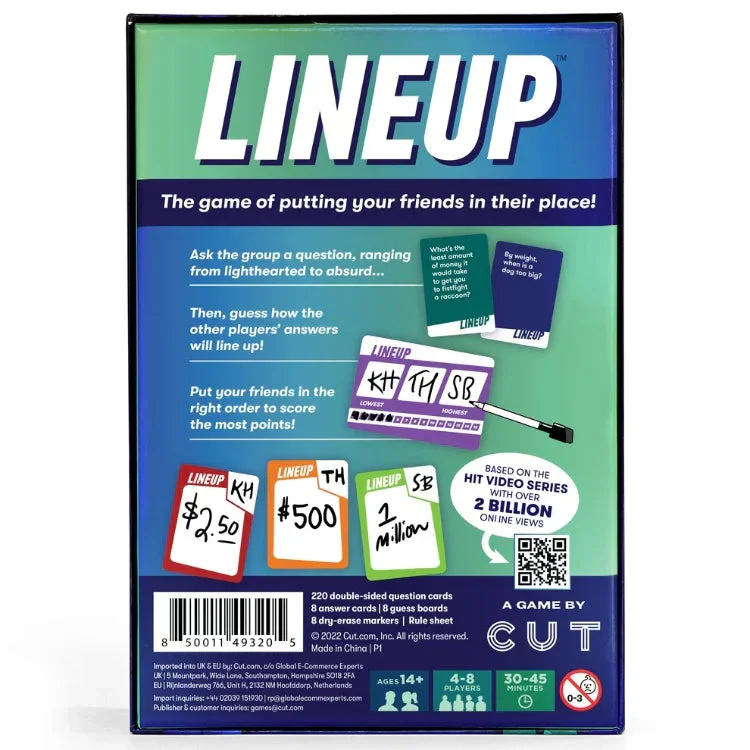 Cut Games Lineup the Game Party Game - Image 4
