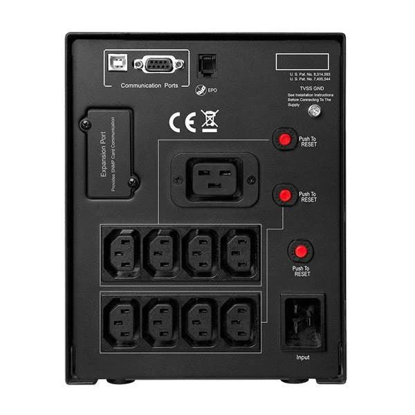 CyberPower PR2200ELCDSL Pro Tower Smart App UPS System 2200V/1980W Uninterruptible Power Supply - Image 3