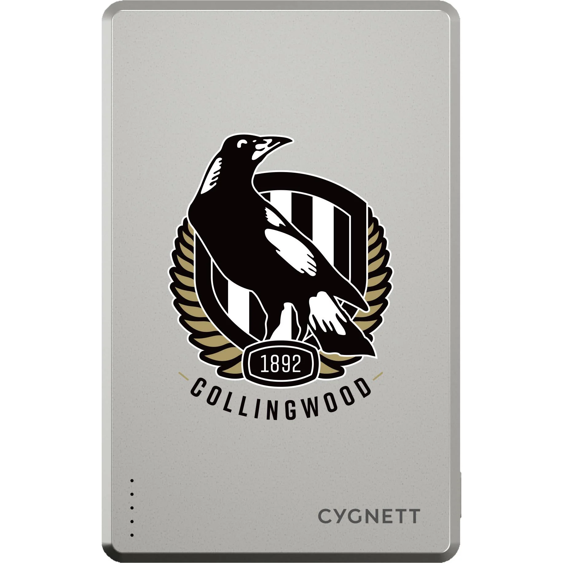 Cygnett AFL Magnetic Wireless 5K Power Bank (Collingwood Magpies) - Image 3