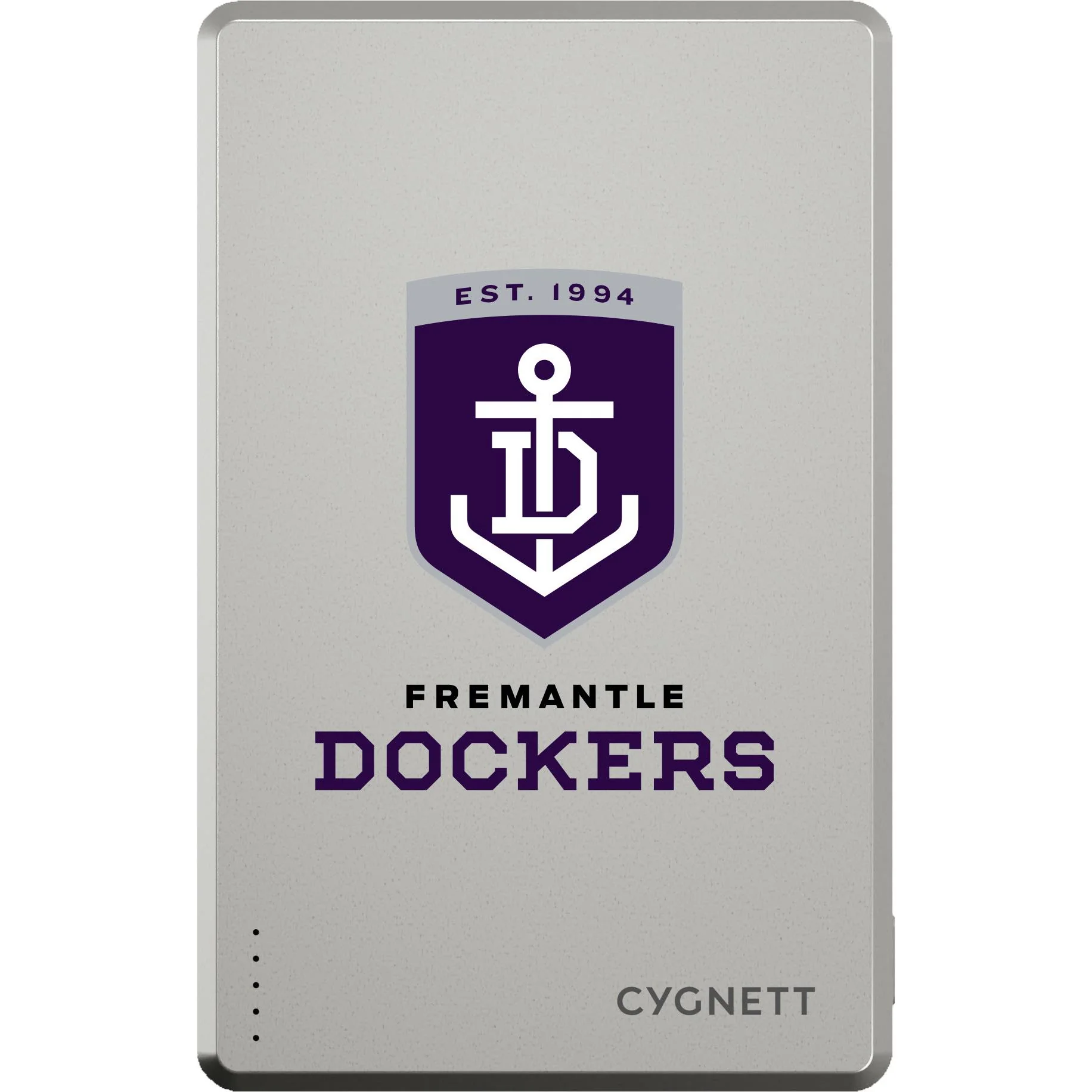 Cygnett AFL Magnetic Wireless 5K Power Bank (Fremantle Dockers) - Image 3