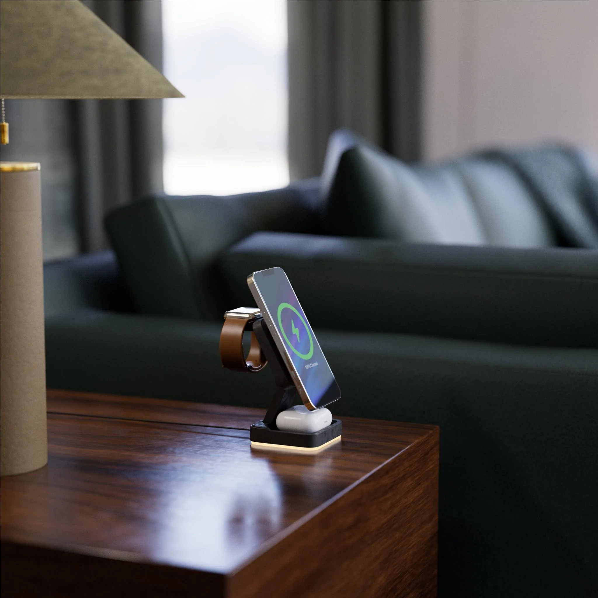 Cygnett Charge and Connect 3-in-1 Wireless Charger with Night Light - Image 6