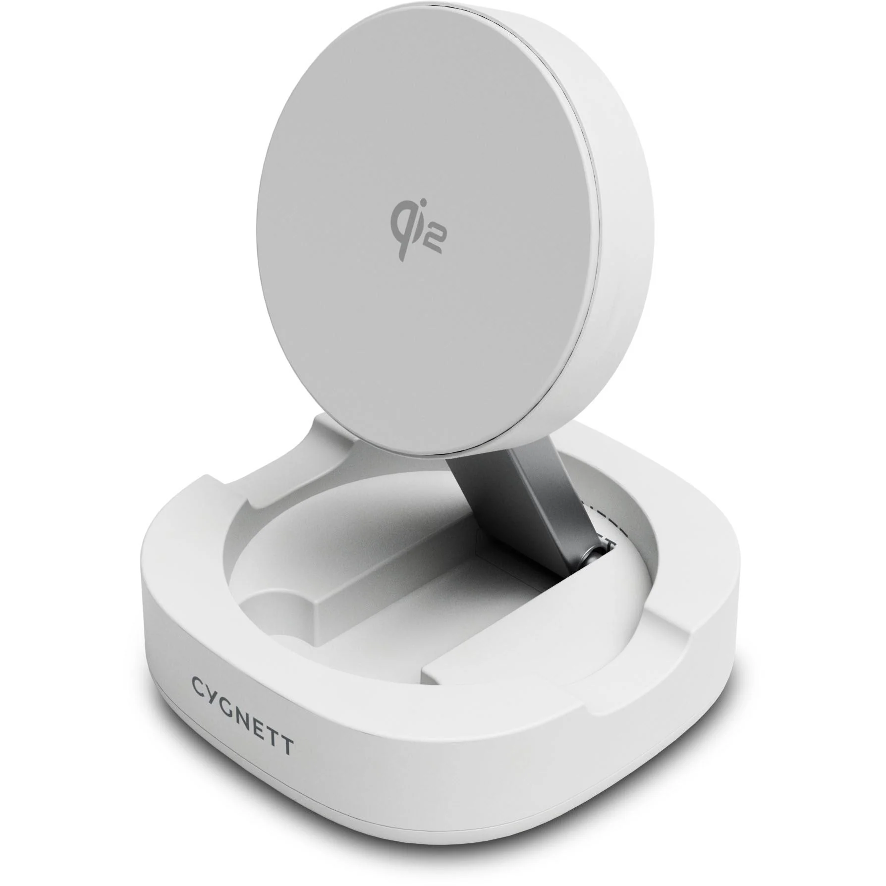 Cygnett ChargeBase Qi2.0 Single Wireless Charger (White) - Image 2