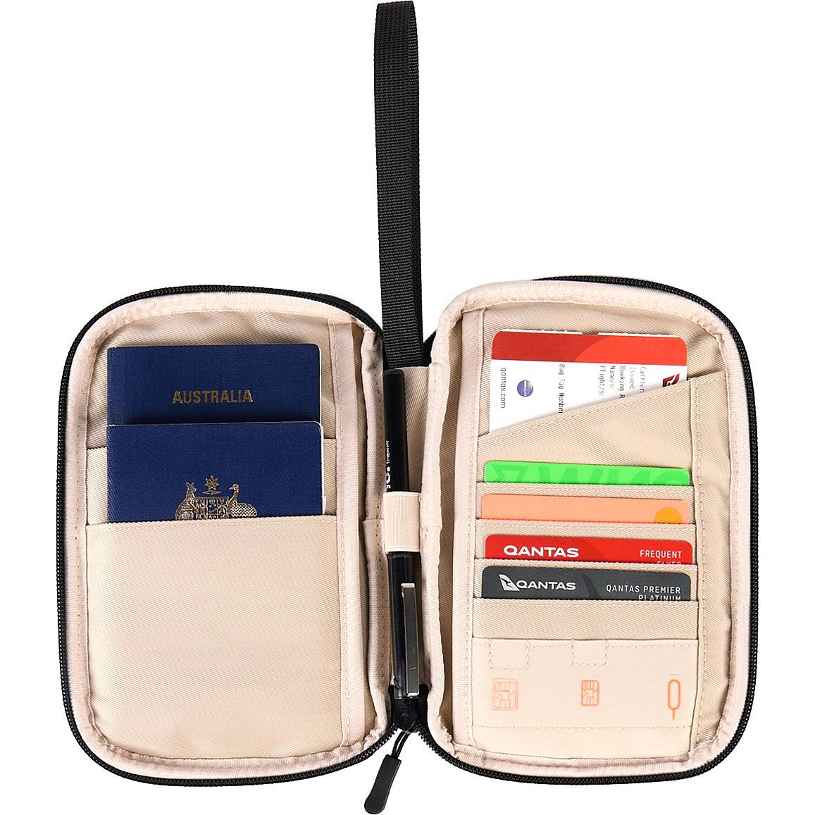 Cygnett Voyager Duo Passport Wallet (Charcoal) - Image 2