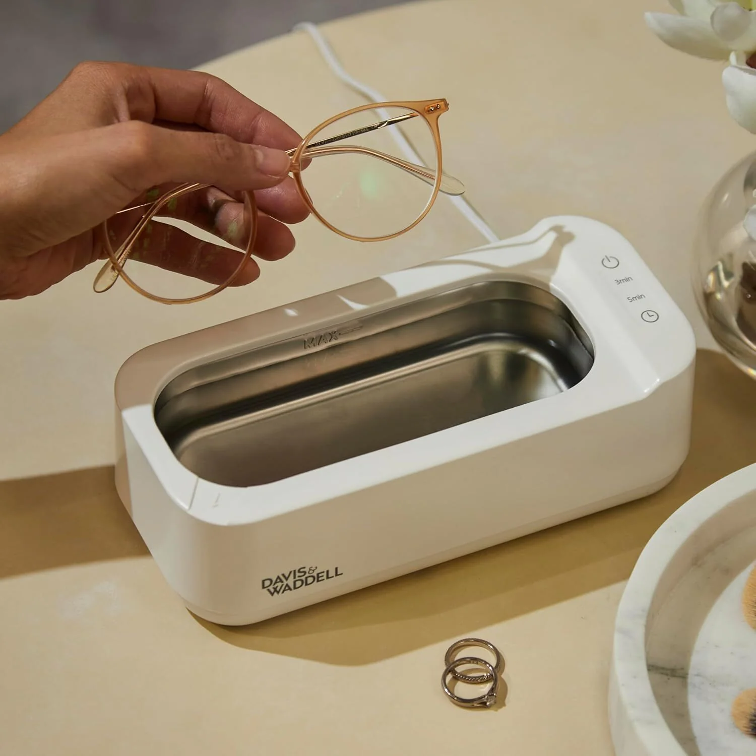 Davis & Waddel Electric Ultrasonic Cleaner - 400ml - Image 5