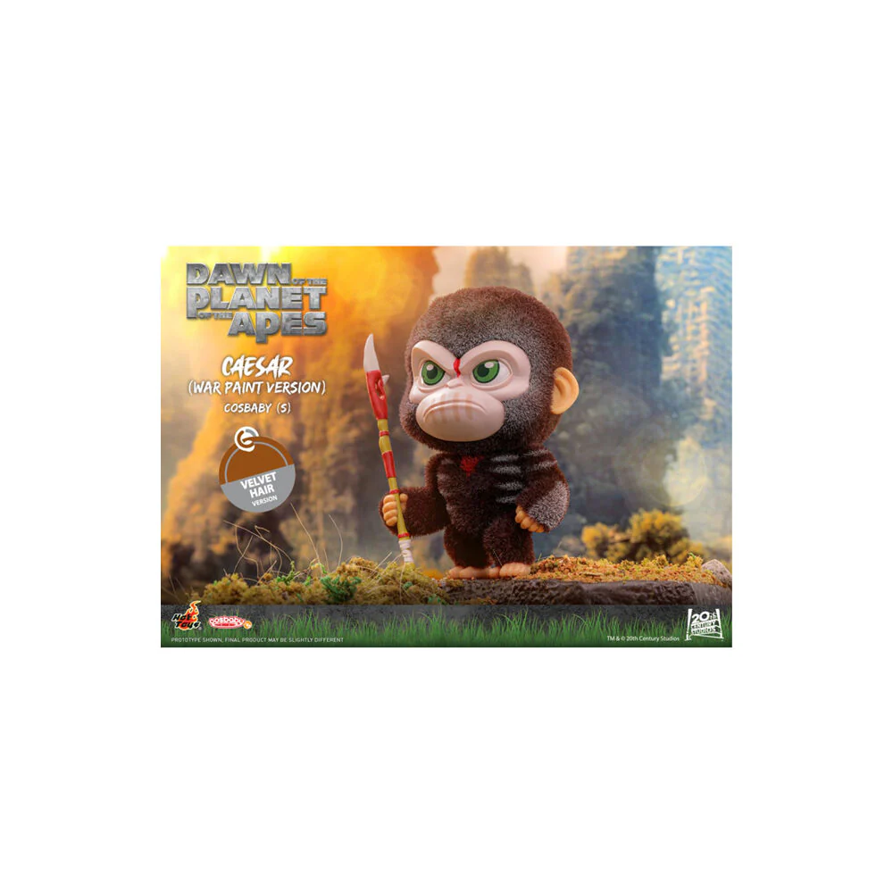 Dawn Of The Planet Of The Apes Caesar War Paint Cosbaby Action Figure Toy - Image 2
