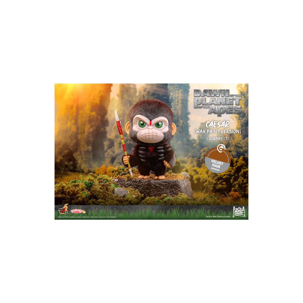 Dawn Of The Planet Of The Apes Caesar War Paint Cosbaby Action Figure Toy - Image 3