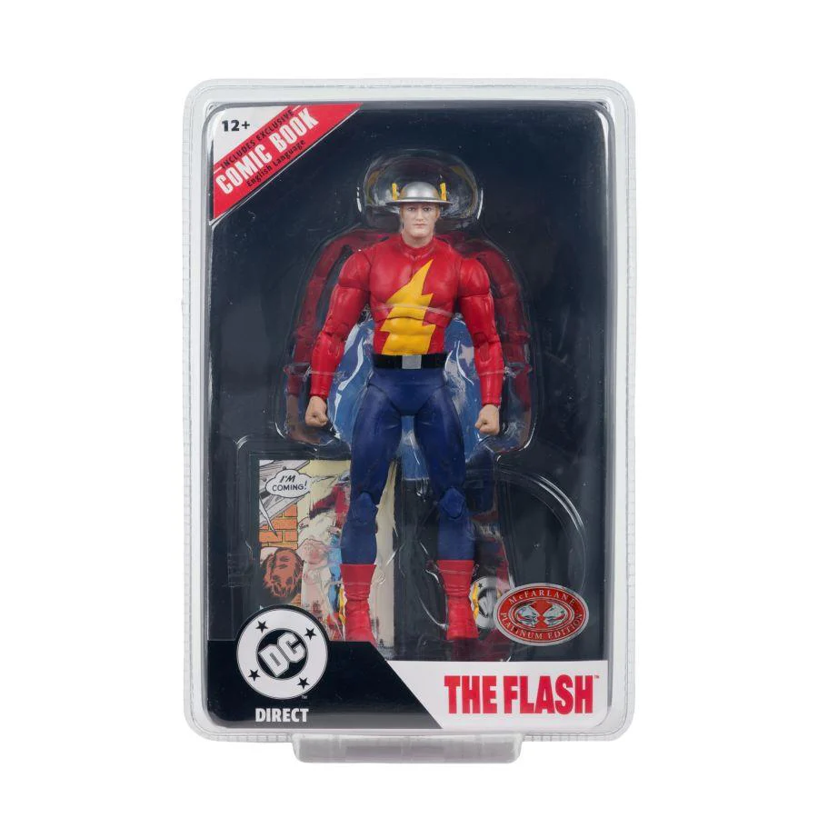 DC Comics - Jay Garrick Flash (Flash #123) Page Punchers 7" Figure with Comic - Image 6