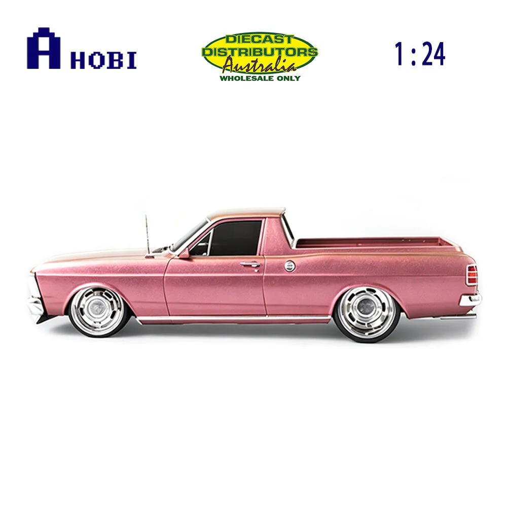 DDA 1:24 Ford XW Ute Custom Colour Shift Red Gold Spectra Light Up Plastic Model - Image 3