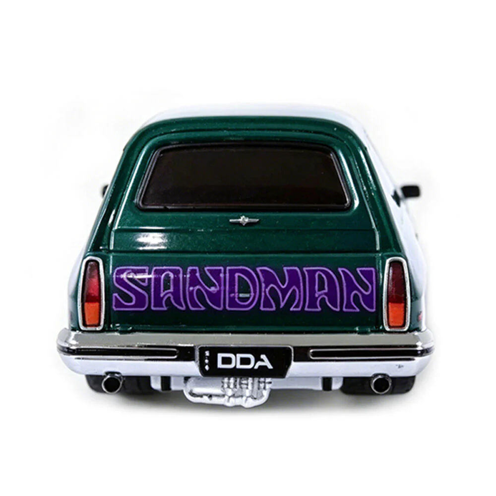 DDA 1:24 Holden HJ Panel Van Green Purple Stripe Spectra Light Up Plastic Model - Image 4
