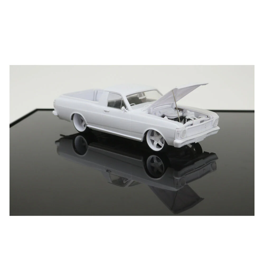 DDA 1:24 Scale Ford XW Ute Slammed 351 Engine With Standard Bonnet Plastic Kit - Image 2