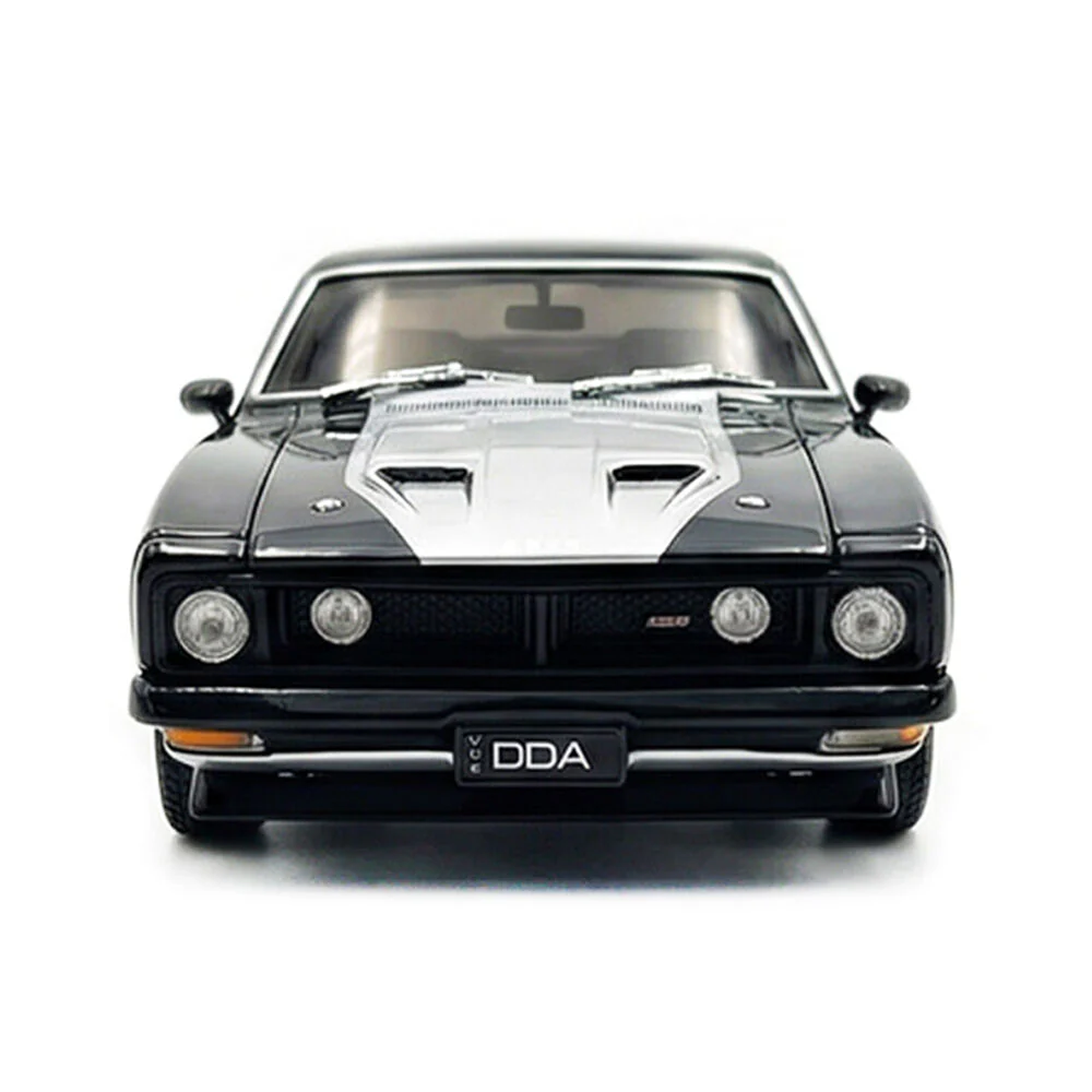 DDA 1:32 Scale Ford XB GT Falcon Black With Silver Stripe Vehicle Model - Image 3