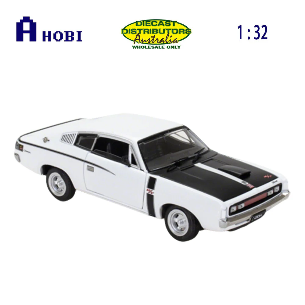 DDA 1:32 Scale White E38 Chrysler Valiant Charger Diecast Vehicle Model - Image 3