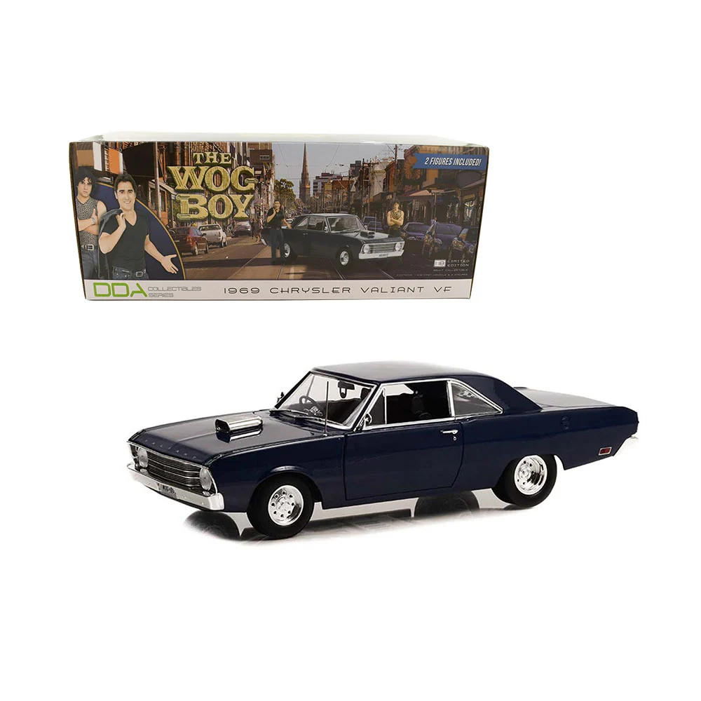 DDA Licensed 1:18 Scale Wog Boy 1969 VF Valiant With Figures Diecast Model Car - Image 2