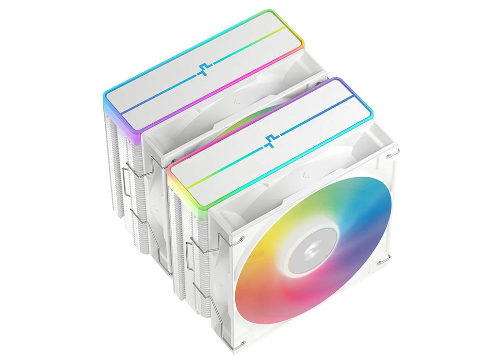 Deepcool AG620 V2 120mm with ARGB Top Cover CPU Cooler - White - Image 3