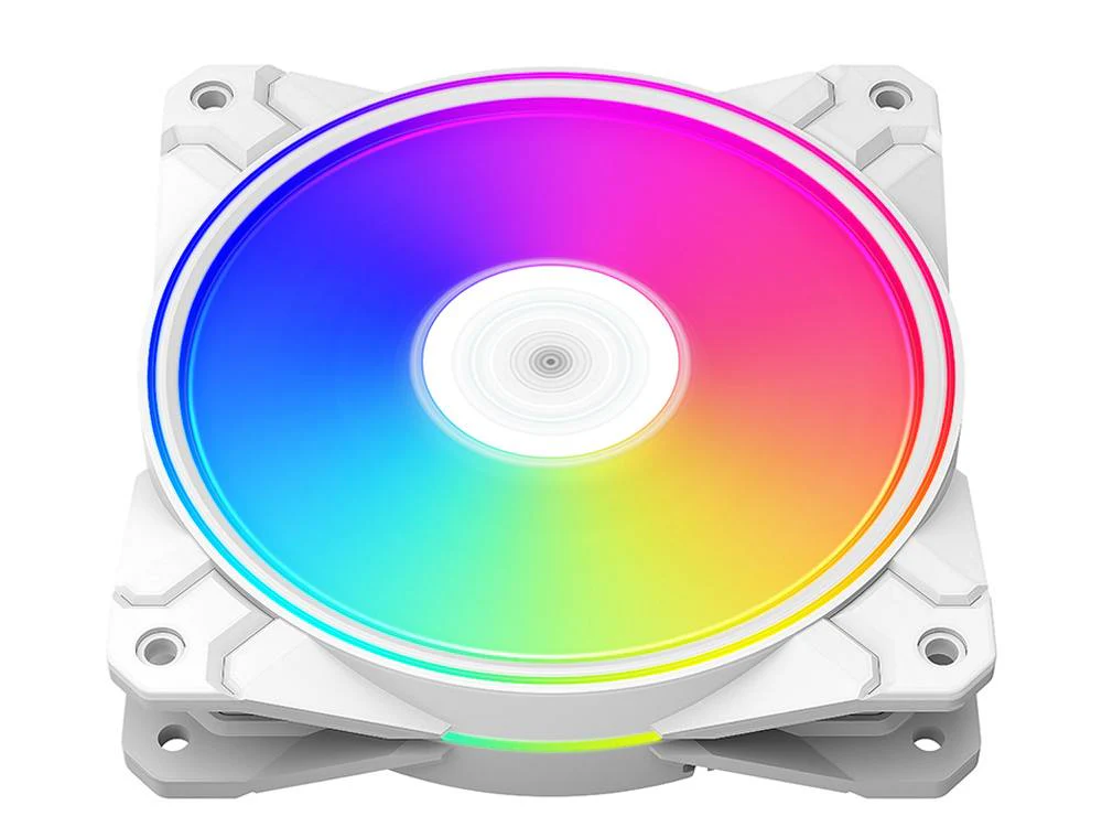 Deepcool CF120 PLUS 120mm ARGB White Case Fan - 3 Pack (DP-F12-AR-CF120P-WH-3P) - Image 3
