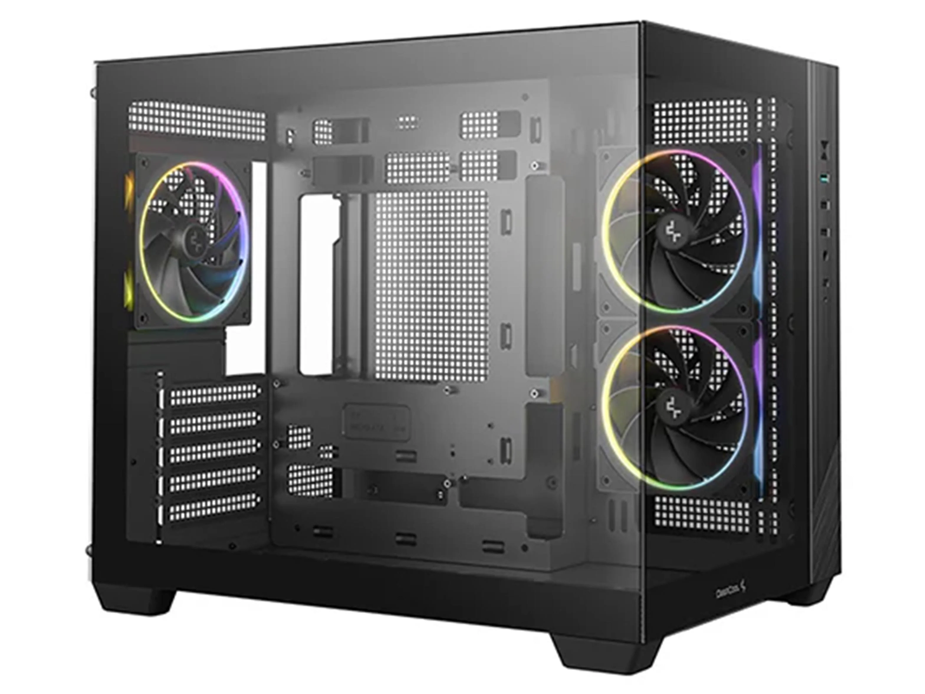 Deepcool CG330 Tempered Glass Micro-ATX Case (Black) - Image 2