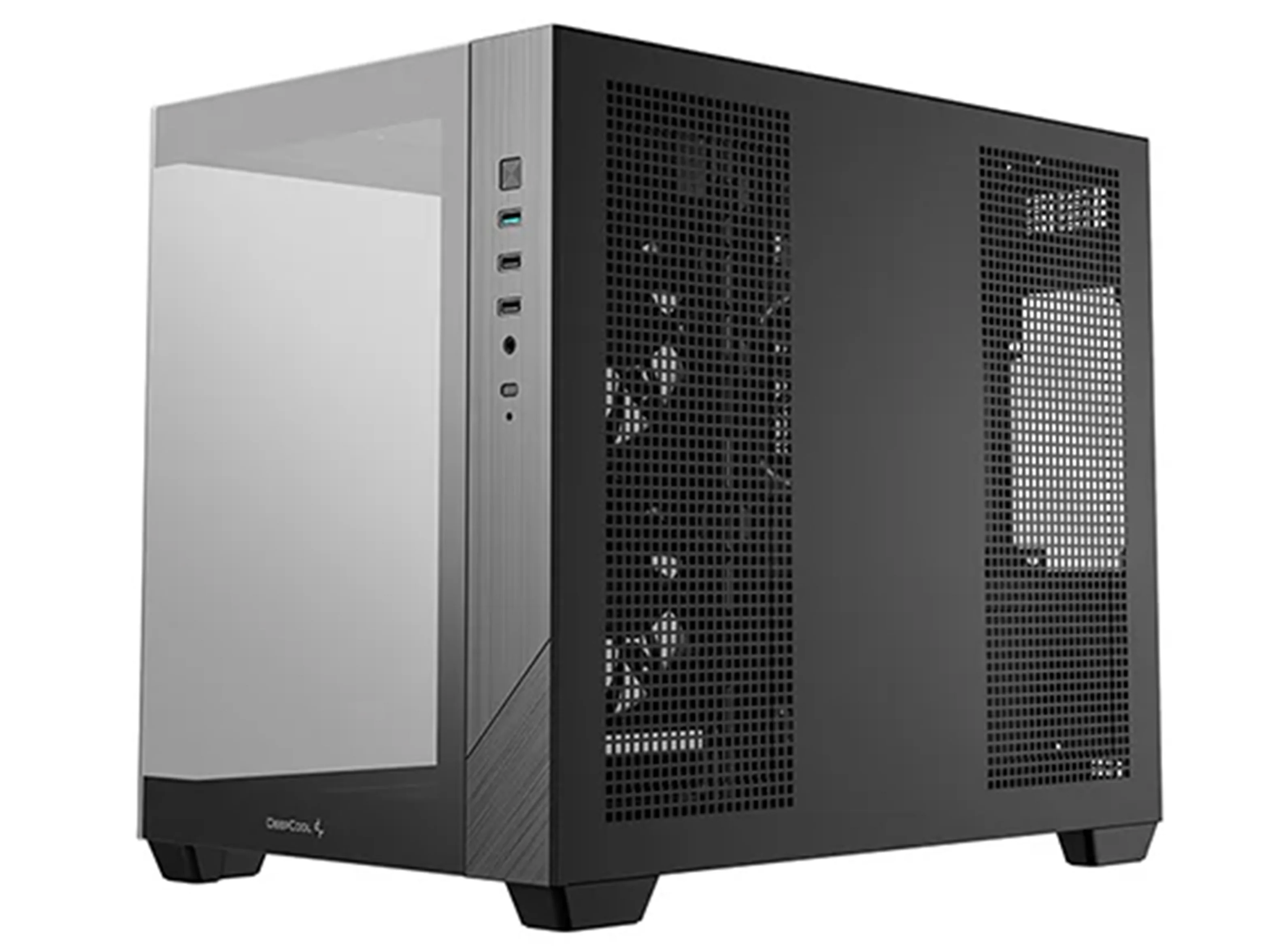 Deepcool CG330 Tempered Glass Micro-ATX Case (Black) - Image 4