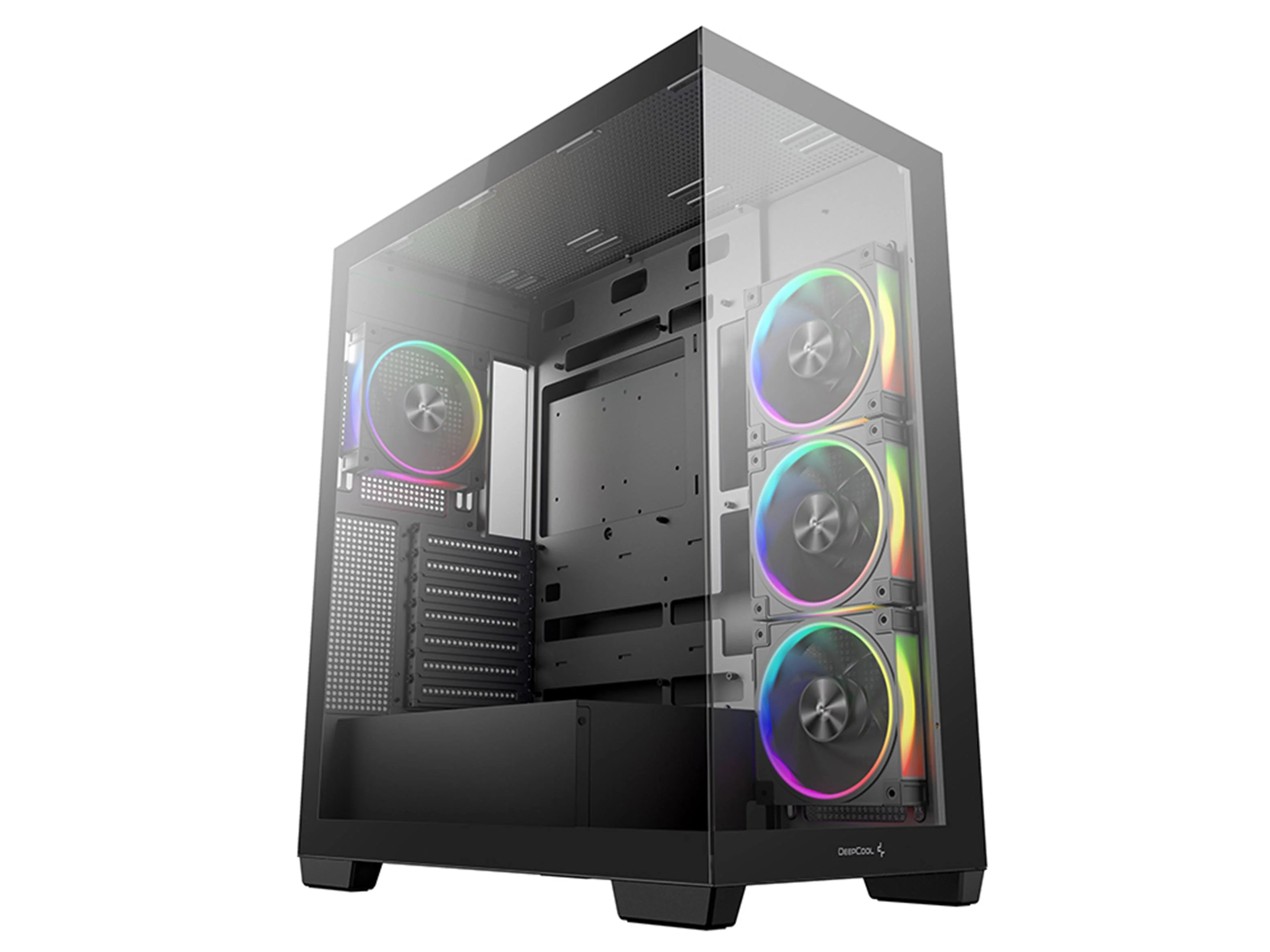 DeepCool CG580 4F Panoramic ATX Mid-Tower Case (Black) - Image 2