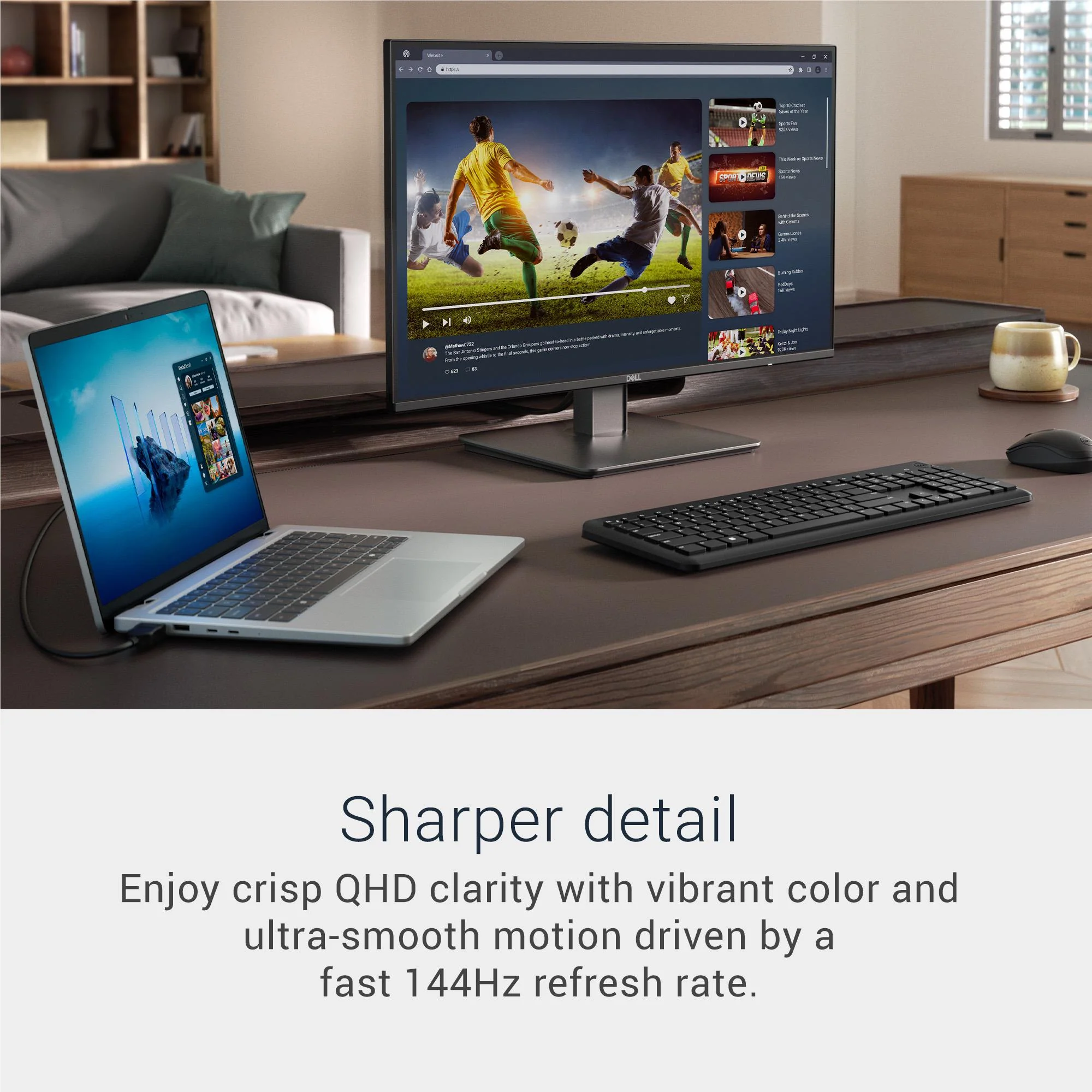 Dell SE2726D 27" QHD 144Hz Monitor - Image 2