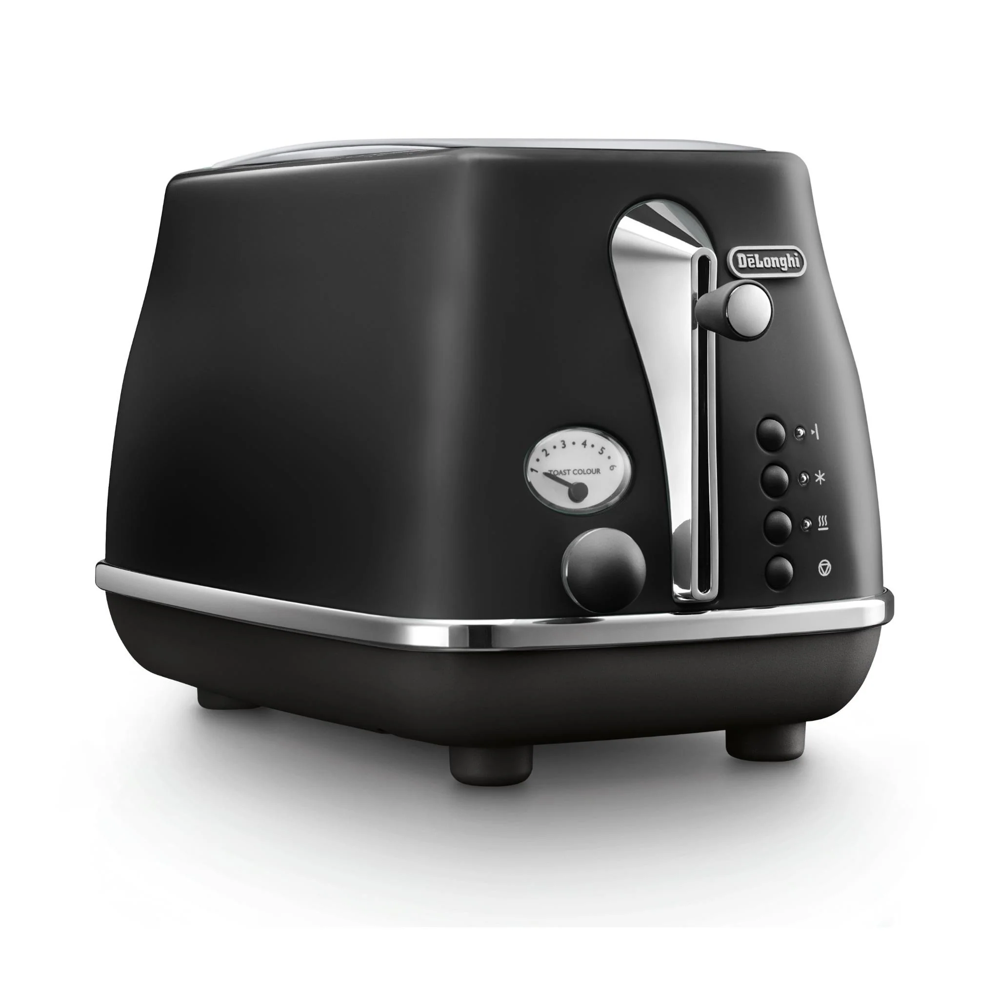 De'Longhi CTOC2003BK Icona Capitals 2 Slice Toaster (Edinburgh Black) - Image 2