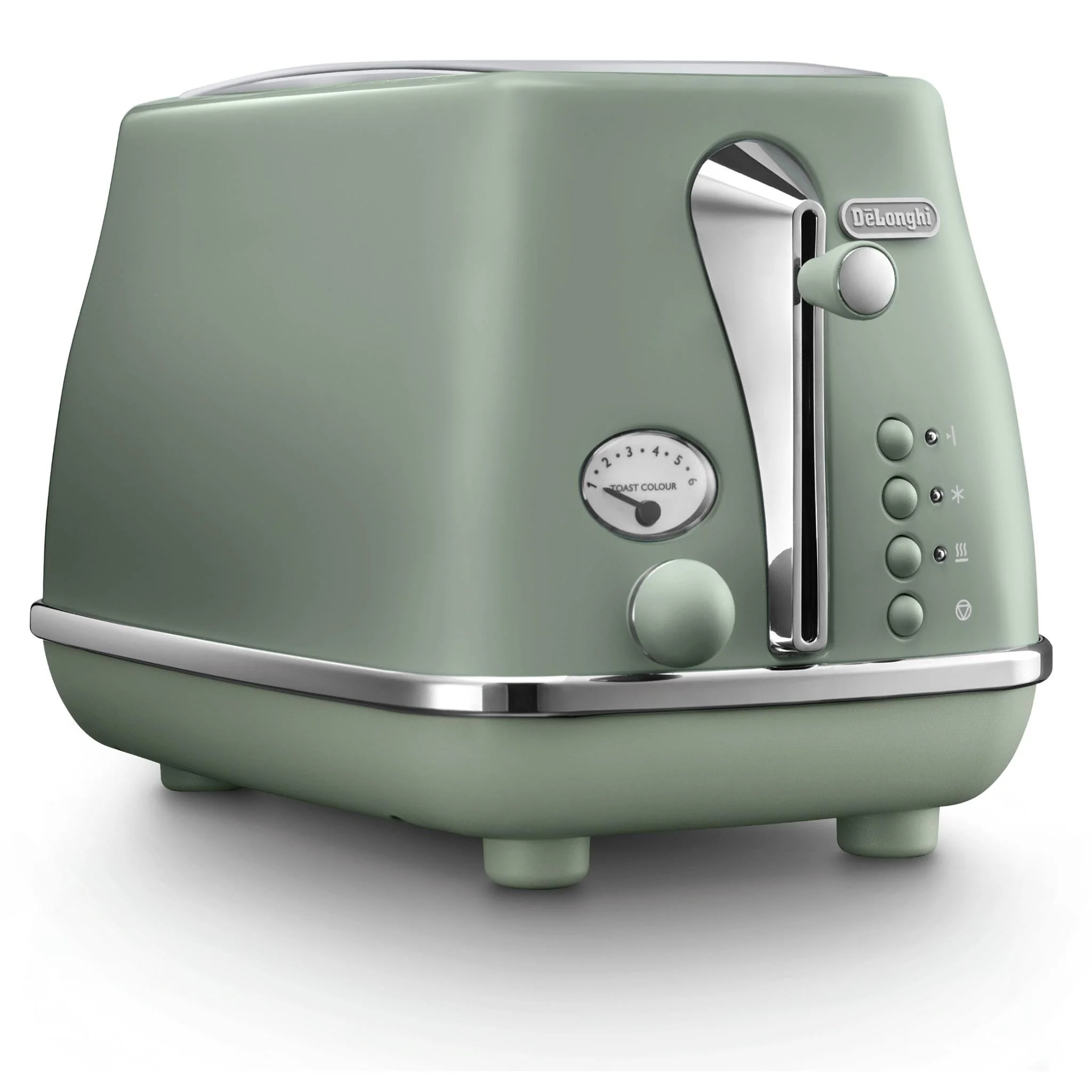 De'Longhi CTOC2003MG Icona Capitals 2 Slice Toaster (Copenhagen Green) - Image 2