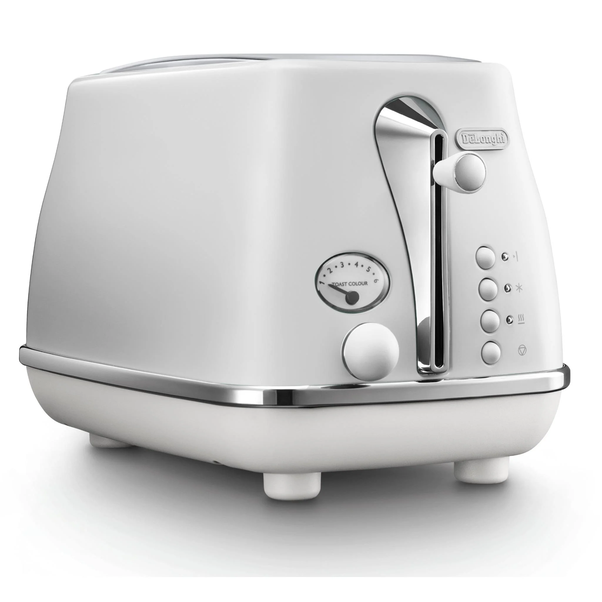 De'Longhi CTOC2003W Icona Capitals 2 Slice Toaster (Sydney White) - Image 2