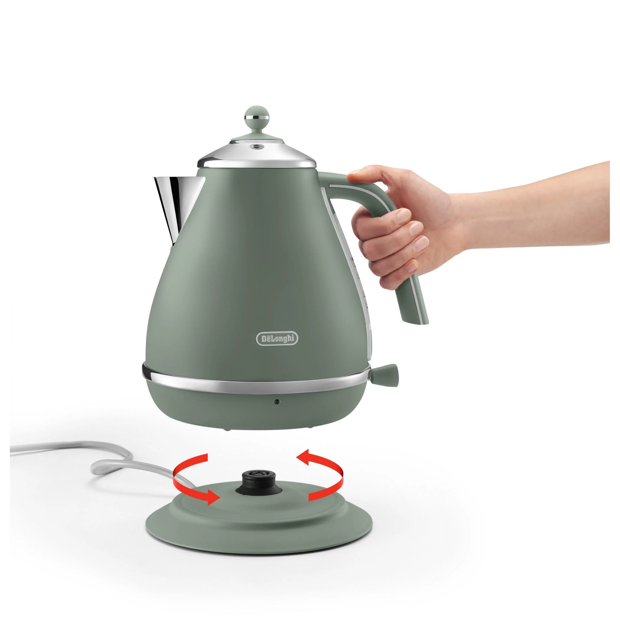 De'Longhi KBOC2001BK Icona Capitals 1.7L Kettle (Copenhagen Green) - Image 4