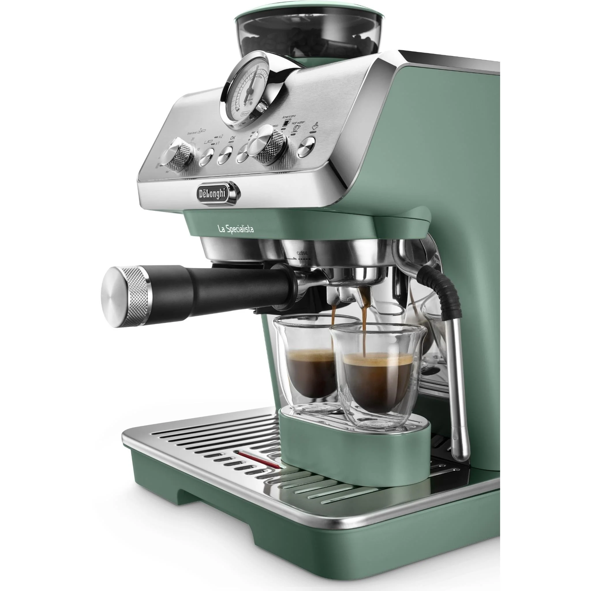 De'Longhi La Specialista Arte Manual Pump Coffee Machine (Toronto Green) - Image 4