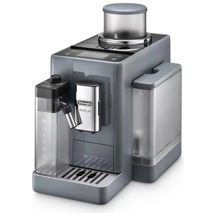De'Longhi Rivelia Fully Automatic Coffee Machine (Pebble Grey) - Image 2