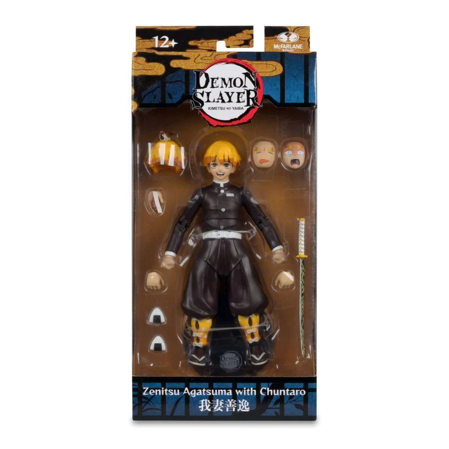 Demon Slayer – Zenitsu Agatsuma with Chuntaro 7" Figure - Image 4