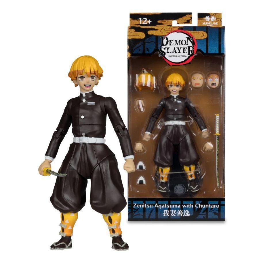 Demon Slayer – Zenitsu Agatsuma with Chuntaro 7" Figure - Image 7
