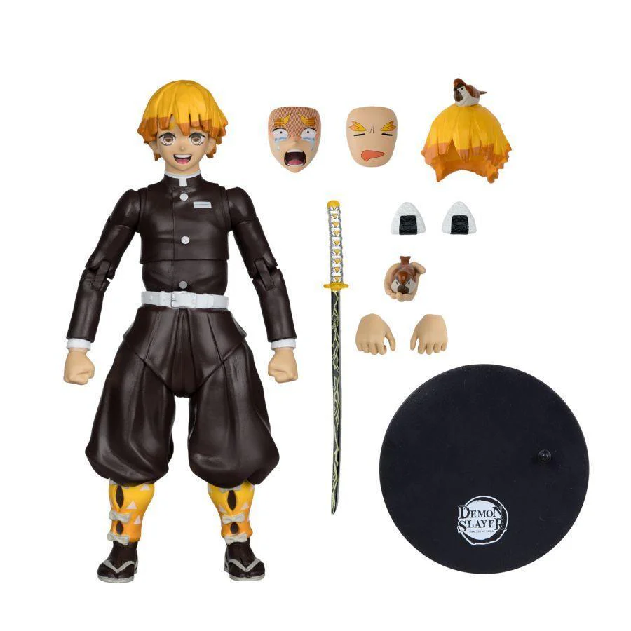 Demon Slayer – Zenitsu Agatsuma with Chuntaro 7" Figure - Image 8
