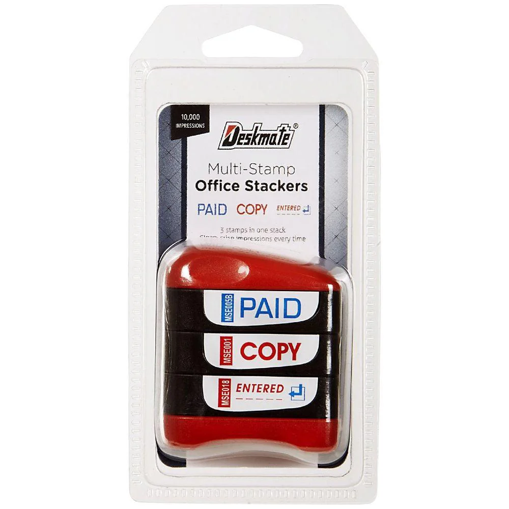 Deskmate Multi Stamp Stacker Paid Copy Entered Pack 3 - Image 3