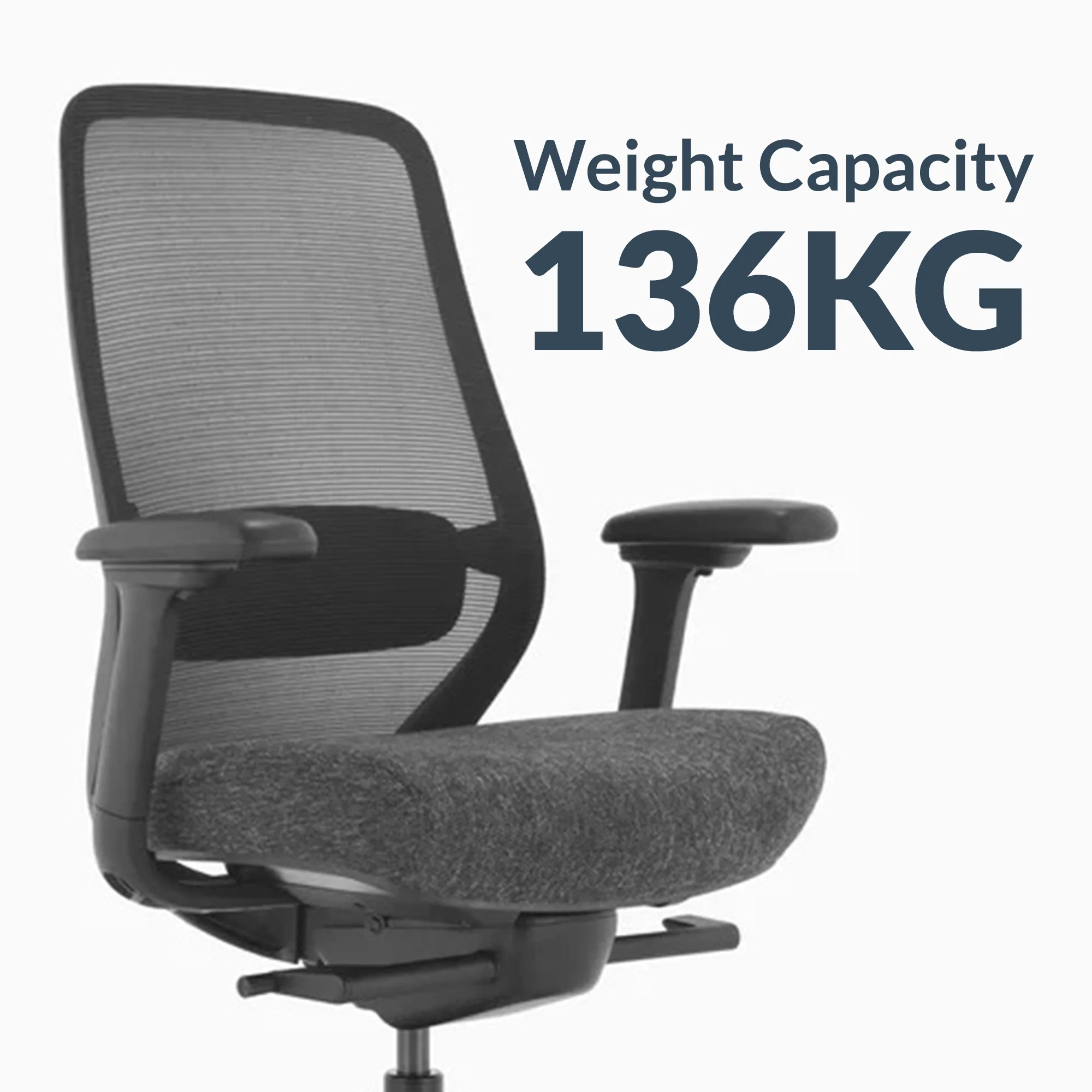 Desky CoilFlex Ergonomic Office Chair - Yellow / No Headrest - Image 2