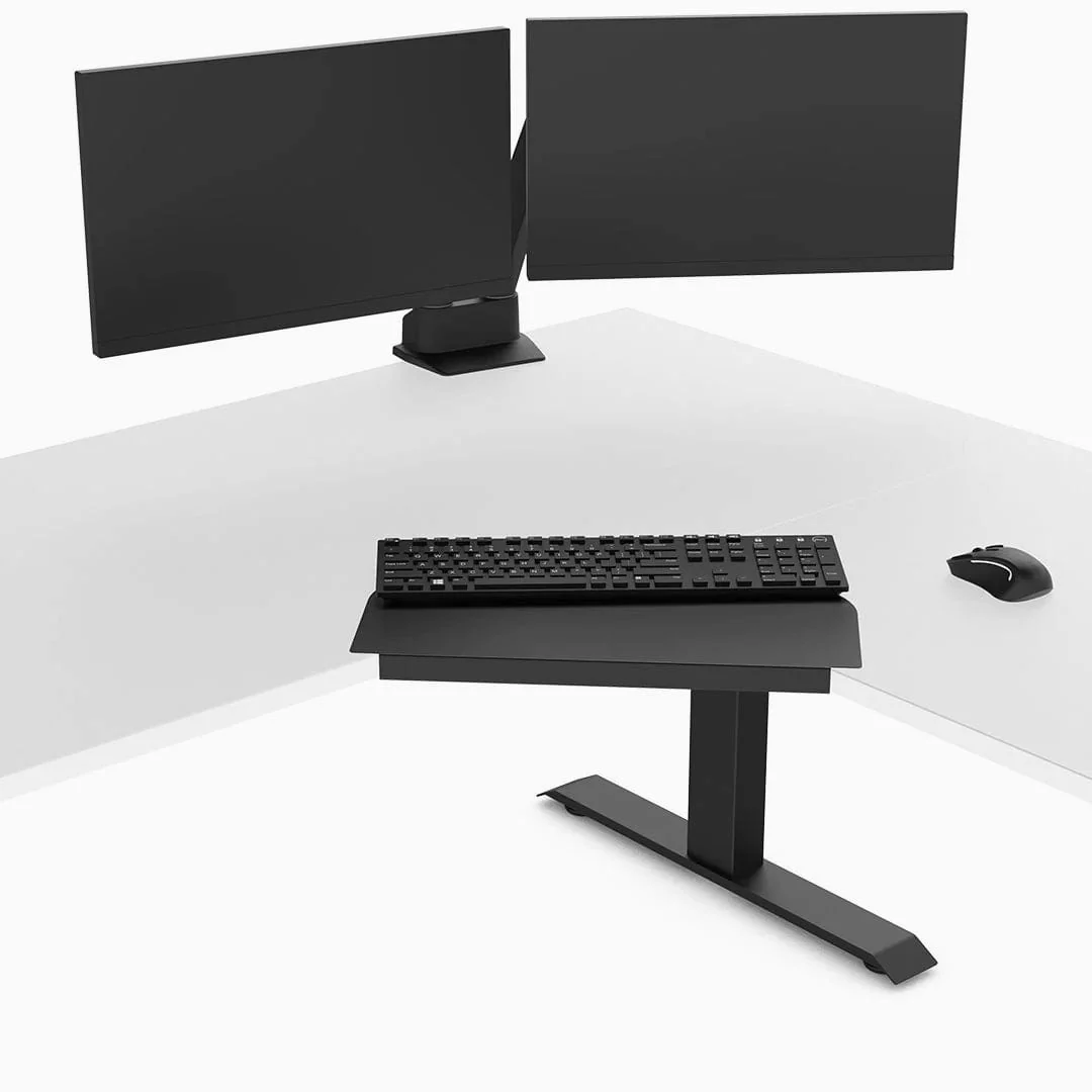 Desky Corner Desk Sleeve - Matte Black - Image 2
