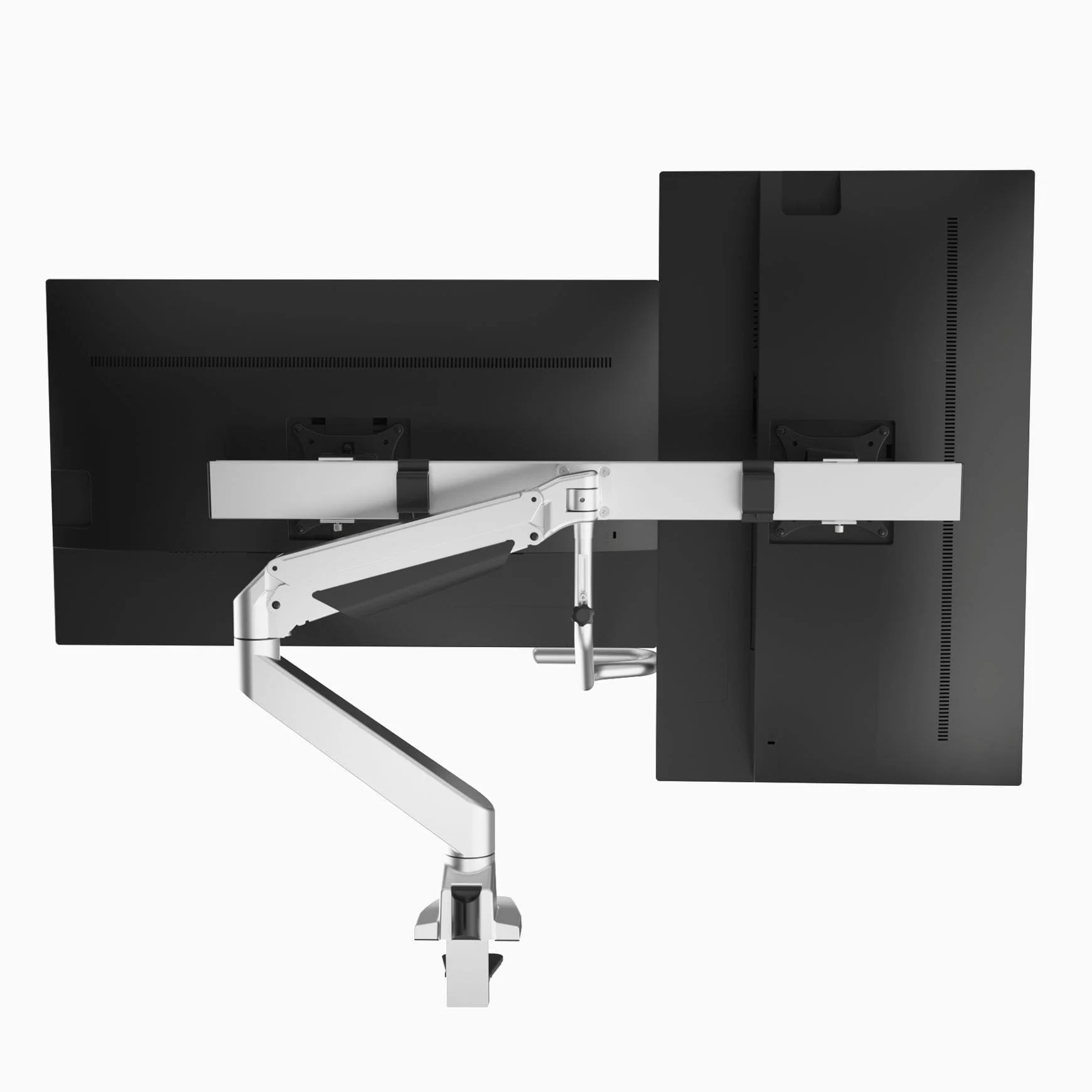 Desky Dual Bar Monitor Arm - Space Grey - Image 2