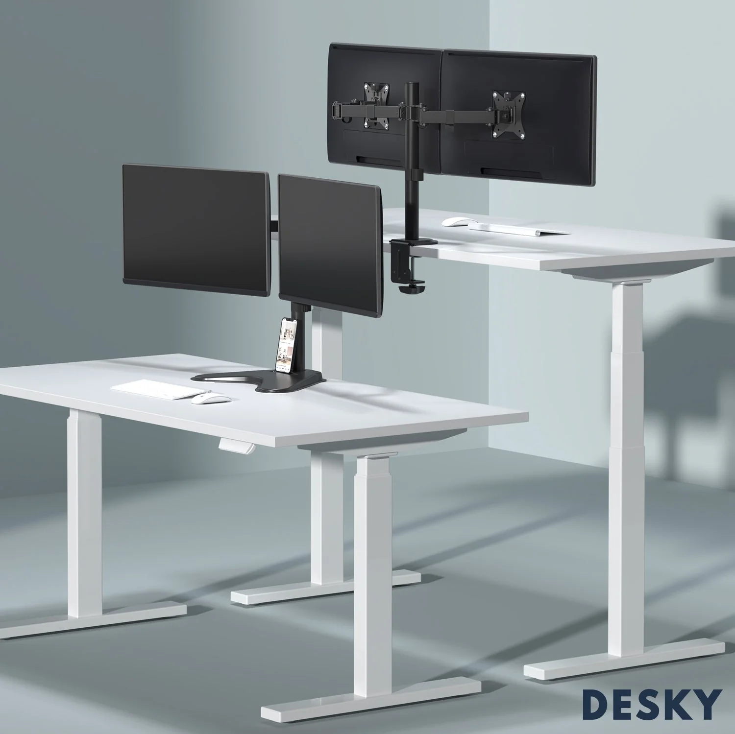 Desky Dual Eco Monitor Mount - Image 7