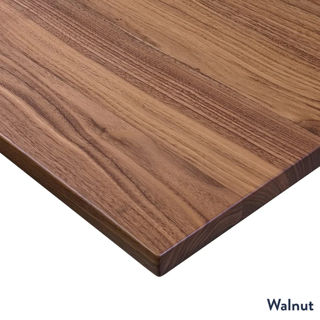 Desky Dual Hardwood Sit Stand Desk - Walnut / 1200x750mm / Grey - Image 4