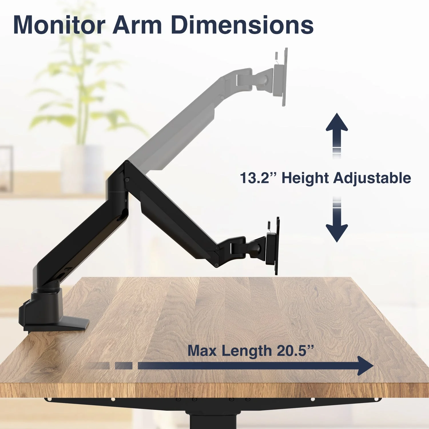 Desky Dual Monitor Arm - Silver - Image 6