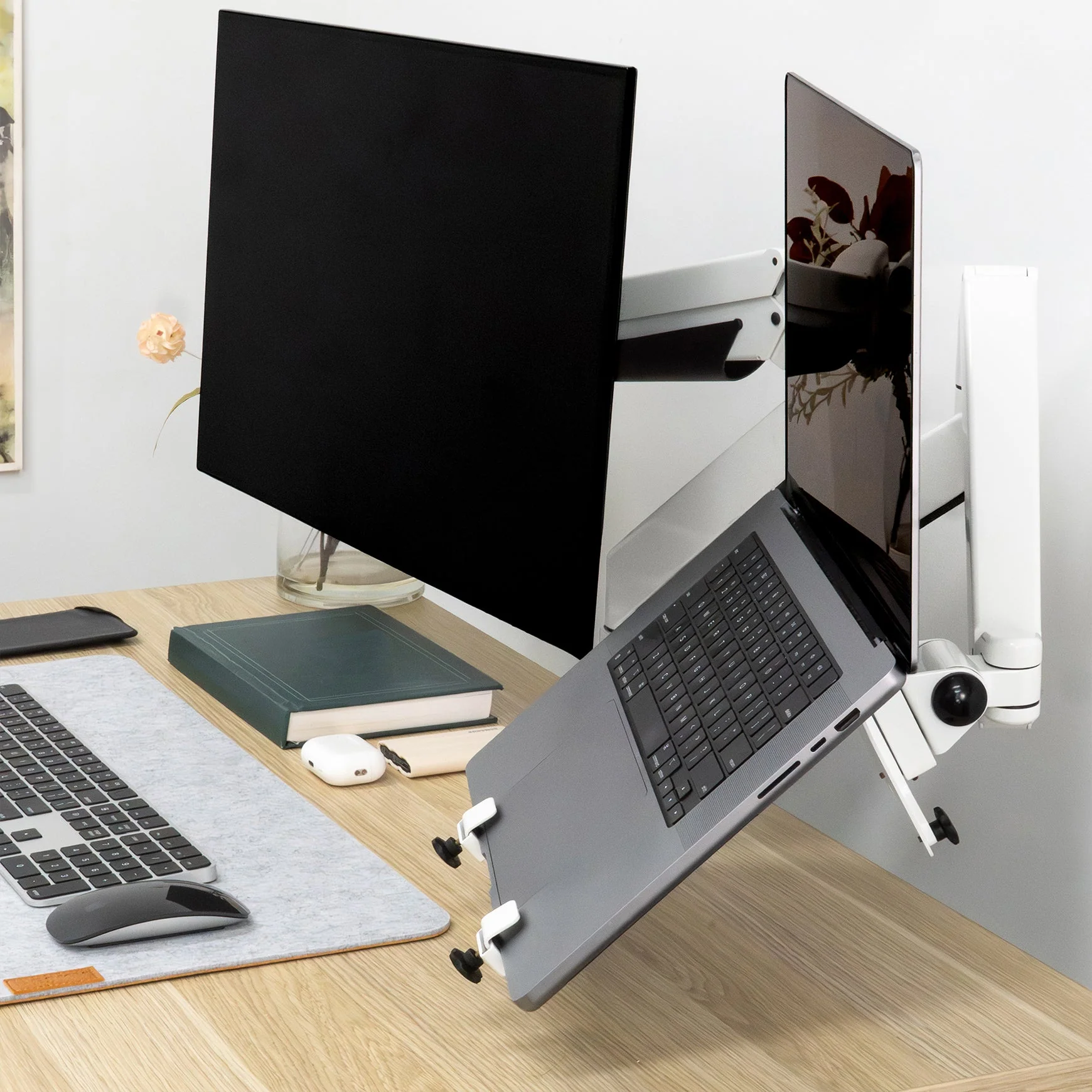 Desky Universal Laptop Mount - Black - Image 8