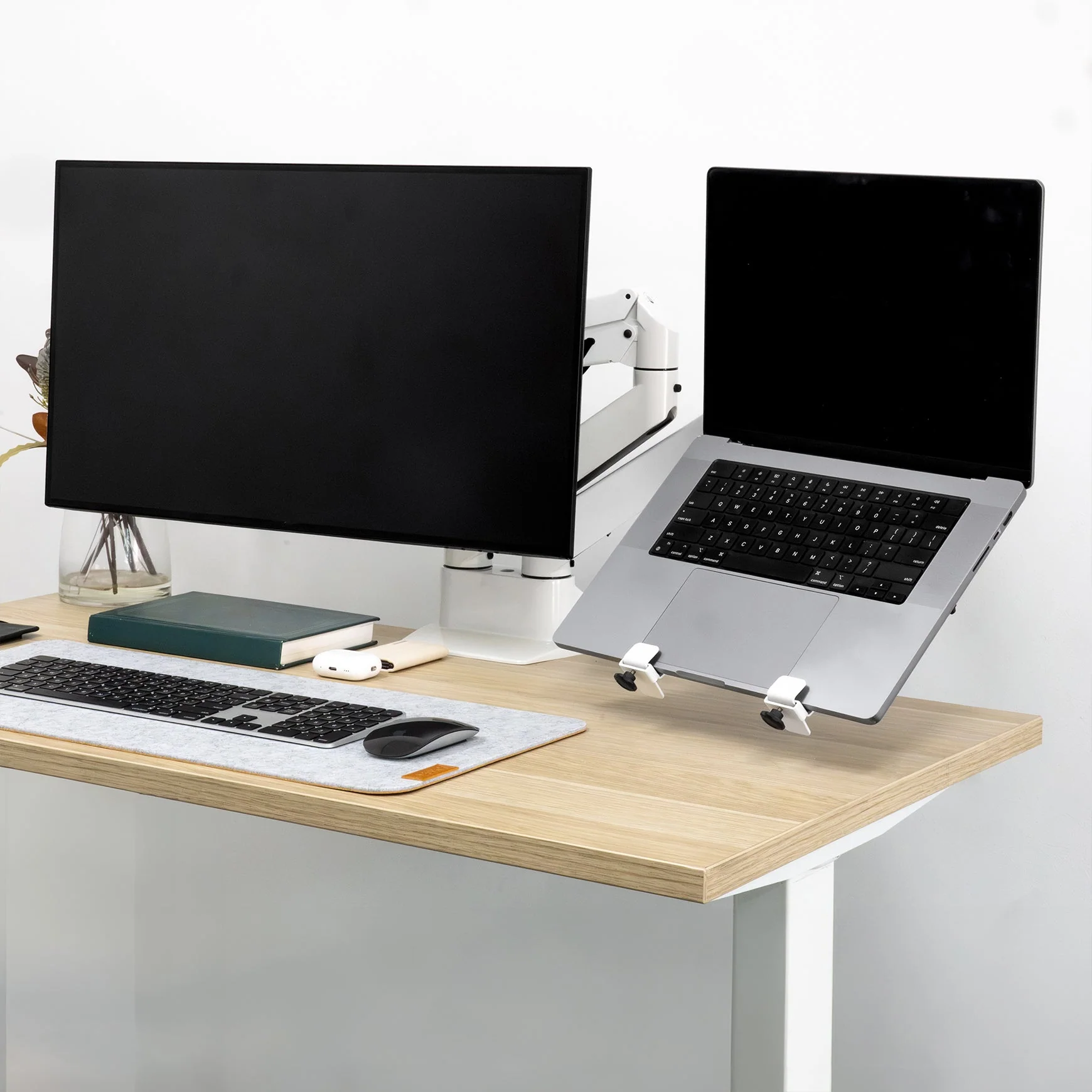 Desky Universal Laptop Mount - White - Image 6